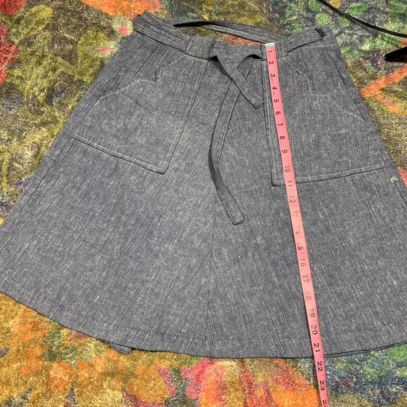 True Vintage 70s Wrap Skirt, S, Pockets! - Picture 9 of 11